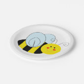 Cute Bee Paper Plates (Angled)