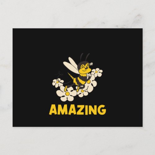 cute Bee Perfect For Beekeeper Postcard