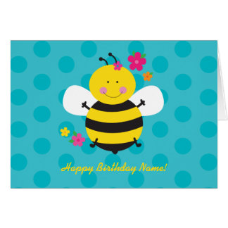 Bee Birthday Cards | Zazzle