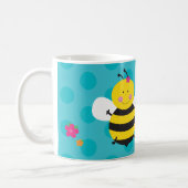 Cute Bee Personalized Mug (Left)