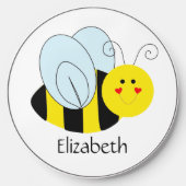 Cute Bee Personalized Wireless Charger (Front)