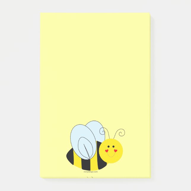 Cute Bee Post-it Notes (Front)