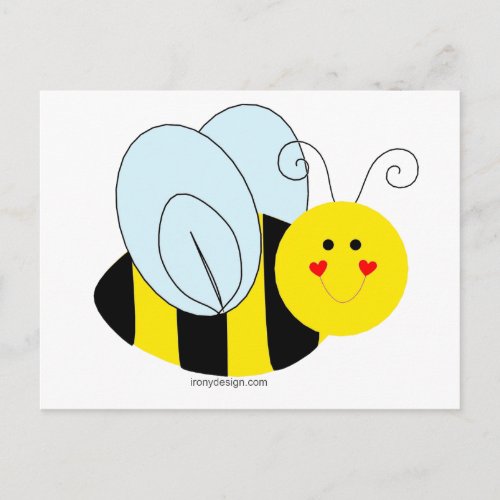 Cute Bee Postcard