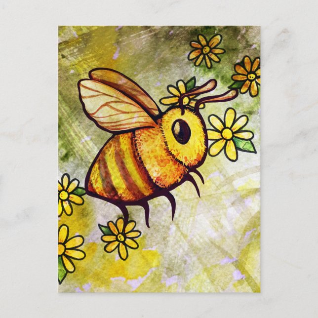 Cute Bee                                           Postcard (Front)