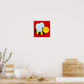 Cute Bee Poster (Kitchen)