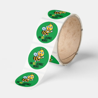 Cute Bee Praise Sticker for Students