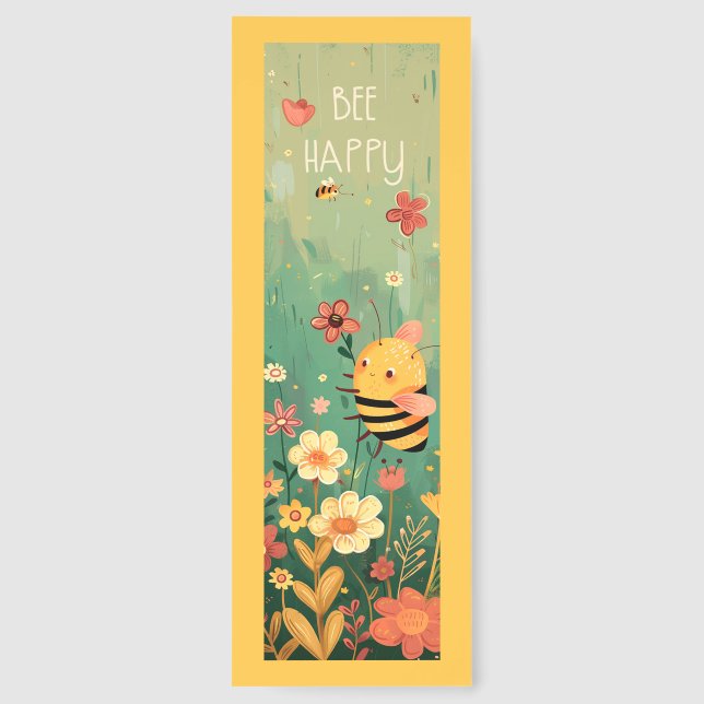 Cute Bee Quote Bookmarks (Back)