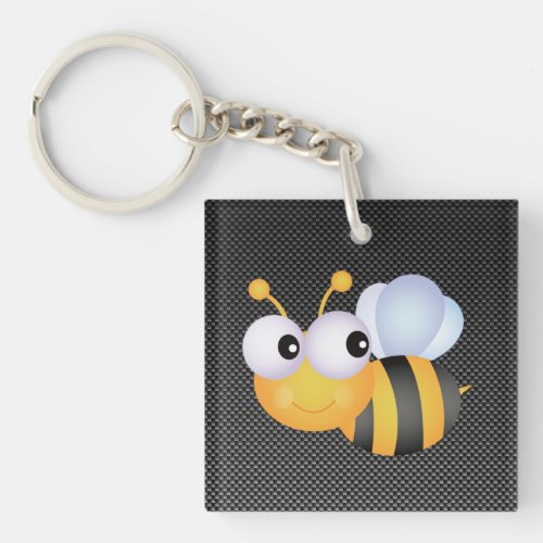 Cute Bee Sleek Keychain