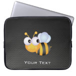 Cute Bee; Sleek Laptop Sleeve at Zazzle