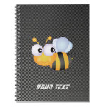 Cute Bee; Sleek Notebook at Zazzle