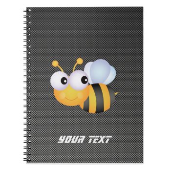 Cute Bee; Sleek Notebook by CreativeCovers at Zazzle
