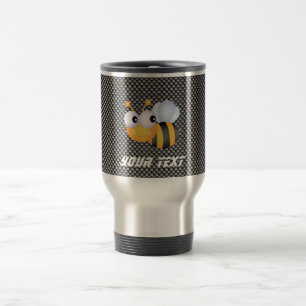 Cute Bee; Sleek Travel Mug