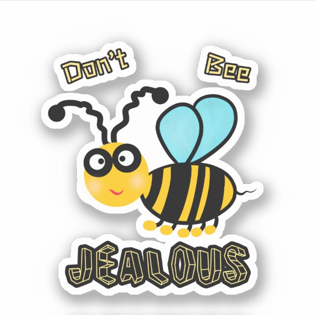 Cute bee sticker (Front)