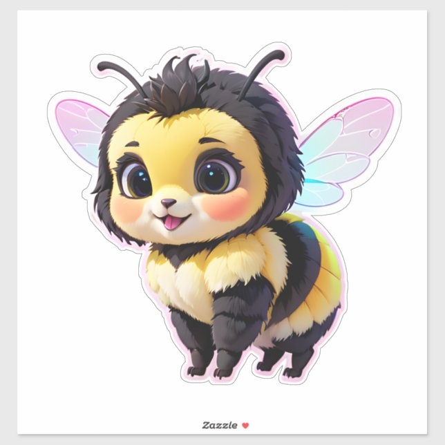 Cute Bee Sticker (Sheet)
