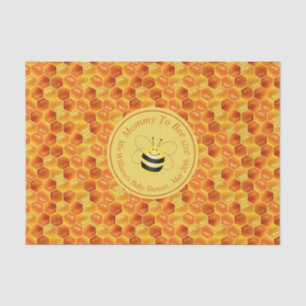 Cute Bee Themed Baby Shower Tissue Paper