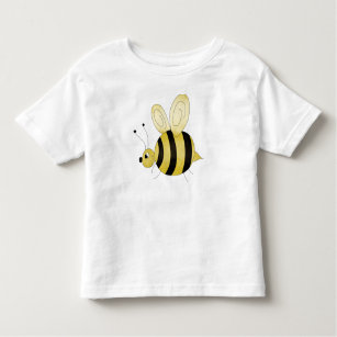 HIPGCC Women Little Bumble Bee Toddler Weekend Short Sleeve Tee 