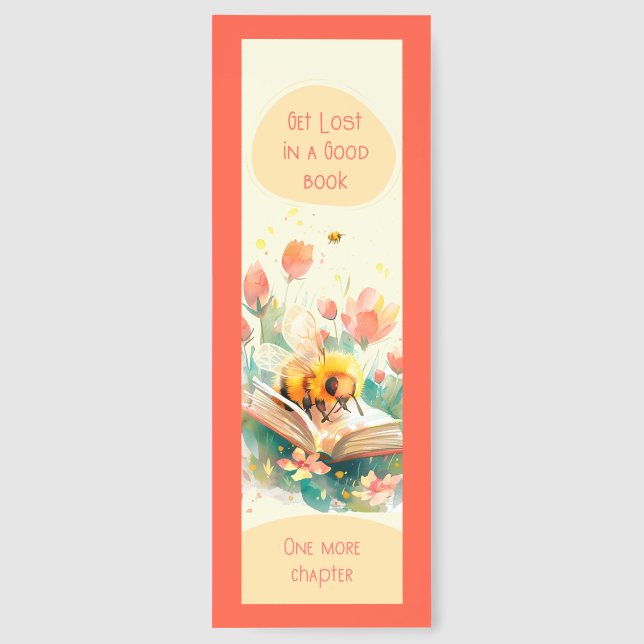 Cute Bee With Quote Bookmarks (Back)