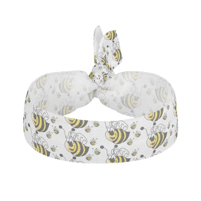 Cute Bees Elastic Hair Tie (Front)