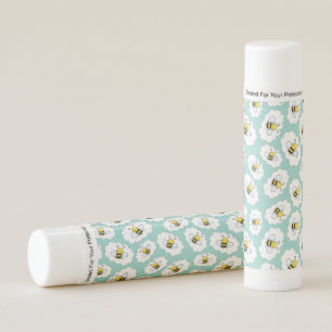 Cute Bees Pattern lip balm