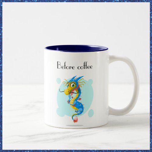Cute Before and After Coffee Mug Dragon and Fairy