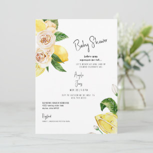 Cute Before Mom Squeezes Me Out Baby Shower Invitation