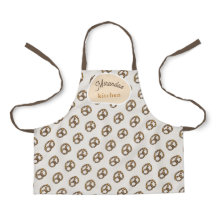 Cute Beige Hand-drawn Pretzel Pattern