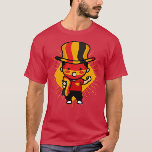 Cute Belgium Fan Kawaii Cute Belgian Supporter T-Shirt