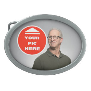 Cute! Belt Buckle - Personalized - Oval