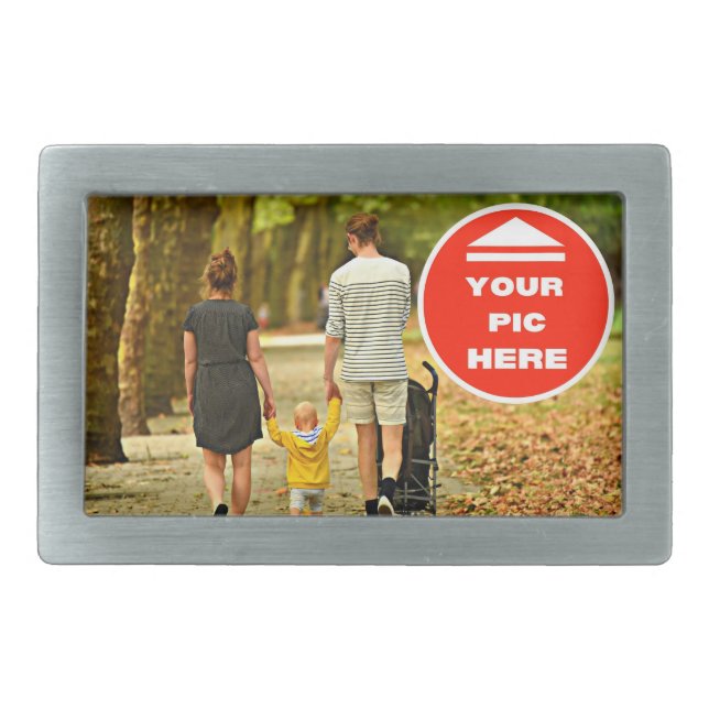Cute! Belt Buckle - Personalized - Rectangle (Front)