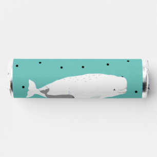 Cute Beluga Baby Whale BoyGirl Birthday Party Blue Breath Savers® Mints