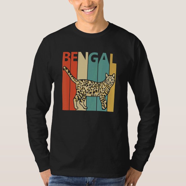 Cute Bengal Cat T-Shirt (Front)