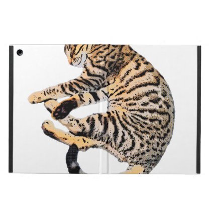 Cute bengal comic style iPad air cover