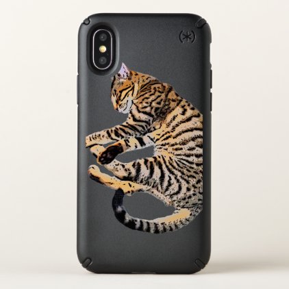 Cute bengal comic style speck iPhone x case