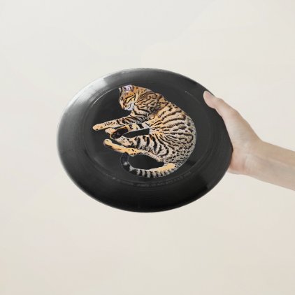 Cute bengal comic style Wham-O frisbee