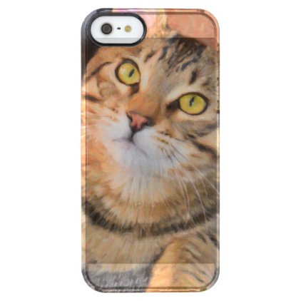 Cute Bengal Kitten Clear iPhone SE/5/5s Case