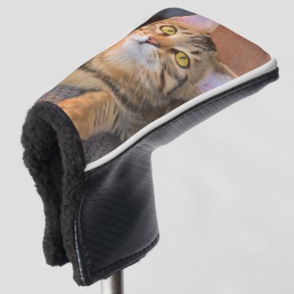 Cute Bengal Kitten Golf Head Cover