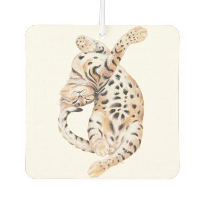 Cute Bengal Kitten Stretch Car Air Freshener