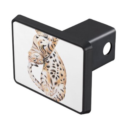 Cute Bengal Kitten Stretch Hitch Cover