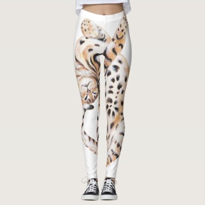 Cute Bengal Kitten Stretch Leggings