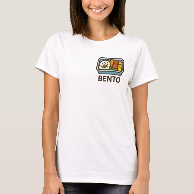 Cute Bento Lunch Design T-Shirt (Front)