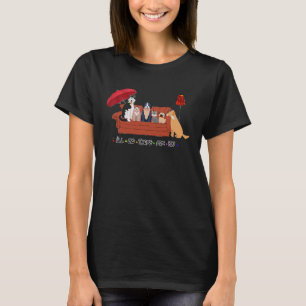 cute bernedoodle bernese pug mom dad dog T-Shirt