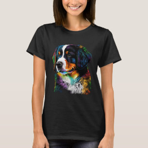 Cute Bernese Mountain Dog Puppy  Unique Artistic T-Shirt