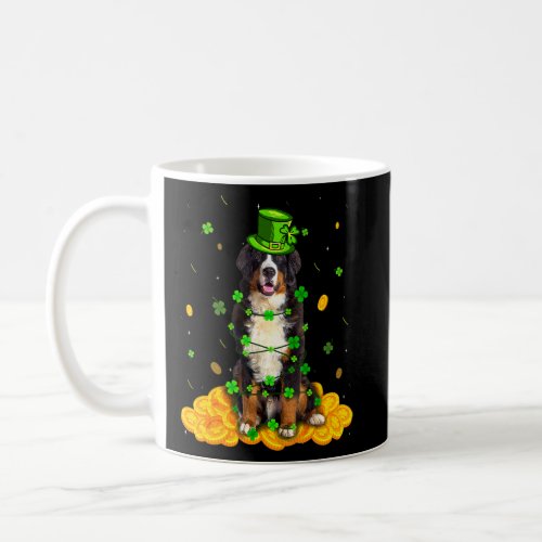 Cute Bernese Mountain Dog St Patricks Day Irish Sh Coffee Mug