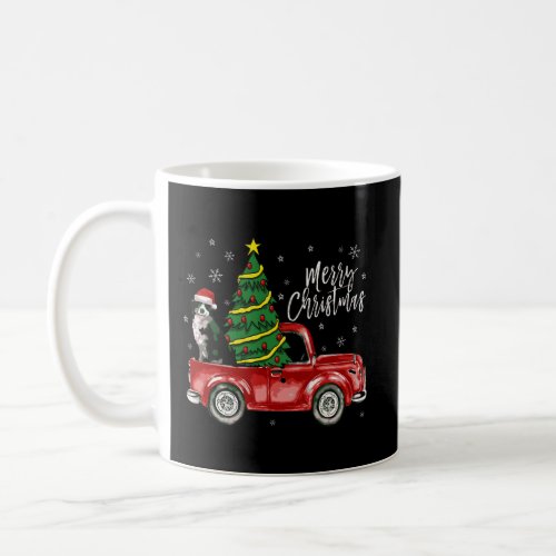 Cute Bernese Mountain Dog Truck Merry Christmas Do Coffee Mug