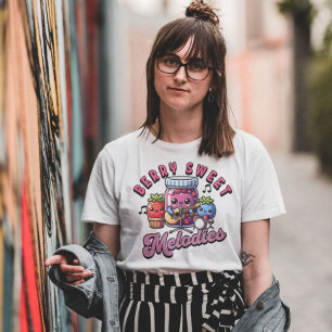 Cute Berries Jamming Sweet Melodies T-Shirt