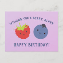 Cute Have A Berry Happy Birthday Kawaii Berries Card Zazzle Cute Have A Berry Happy Birthday Kawaii Berries Card Zazzle