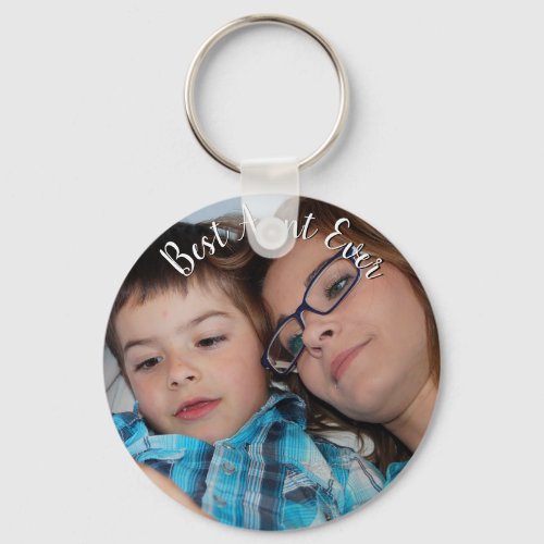 Cute Best Aunt Ever Picture Keychain