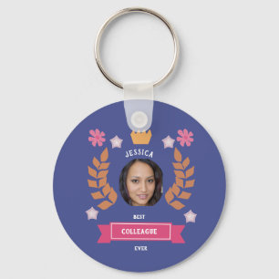 cute best colleague ever - best co-worker - job keychain