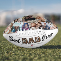 Cute Best Dad Ever Keepsake Football