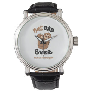Cute Best Dad Ever Sloth Watch